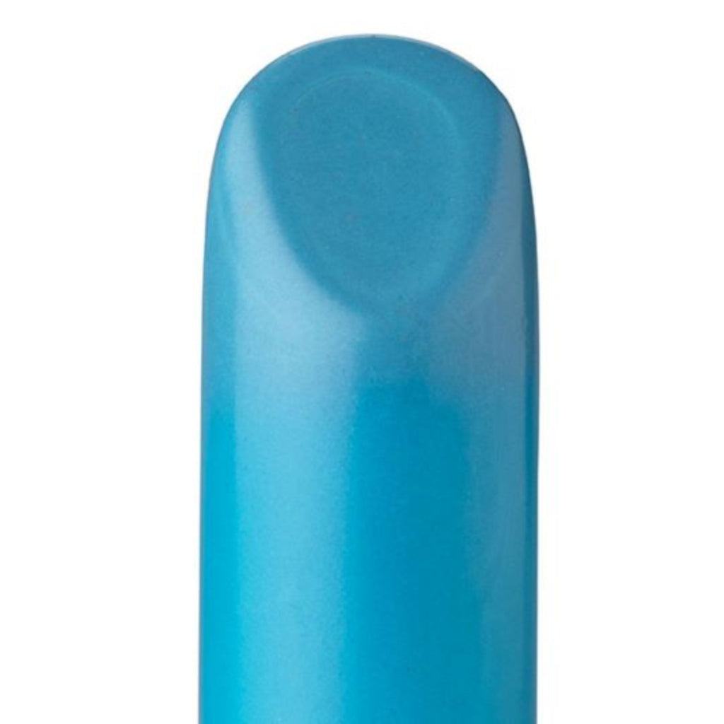 A light blue, high-pigment cream lipstick that delivers bold color with full coverage and a smooth creamy finish for long-lasting wear.