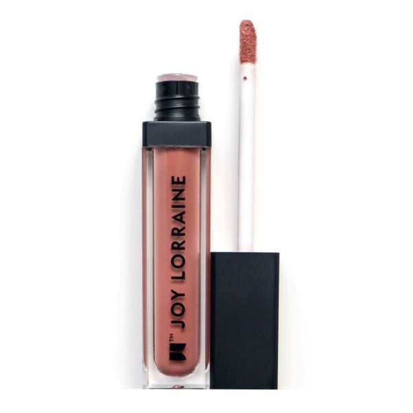 Quicou Liquid Lipstick; a vibrant peach brown matte lipstick.