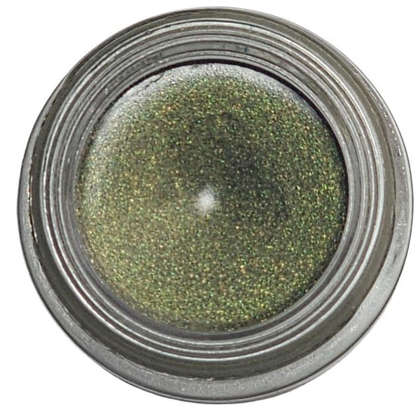 An olive green gel eyeliner to line and define eyes with intense color.