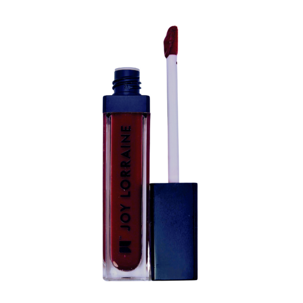 Kalinda Liquid Lipstick; a vibrant burgundy red matte lipstick.