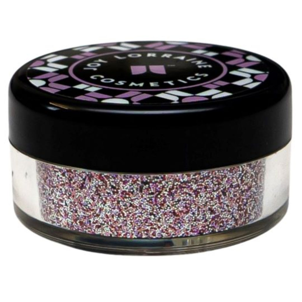 An ultra-fine baby pink cosmetic grade glitter for eye makeup, face and body with a high-impact shimmer. 