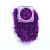 An ultra-fine bright purple cosmetic grade glitter for eye makeup, face and body with a high-impact shimmer. 