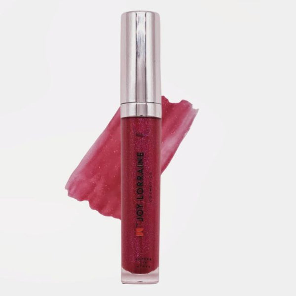 A non-sticky, high-shine lip gloss infused with Collagen, Hyaluronic Acid, and Vitamin E for a plump, hydrated look.